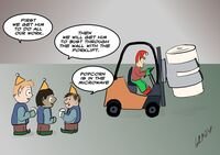 Day 4 Advent of Code Printing Department.